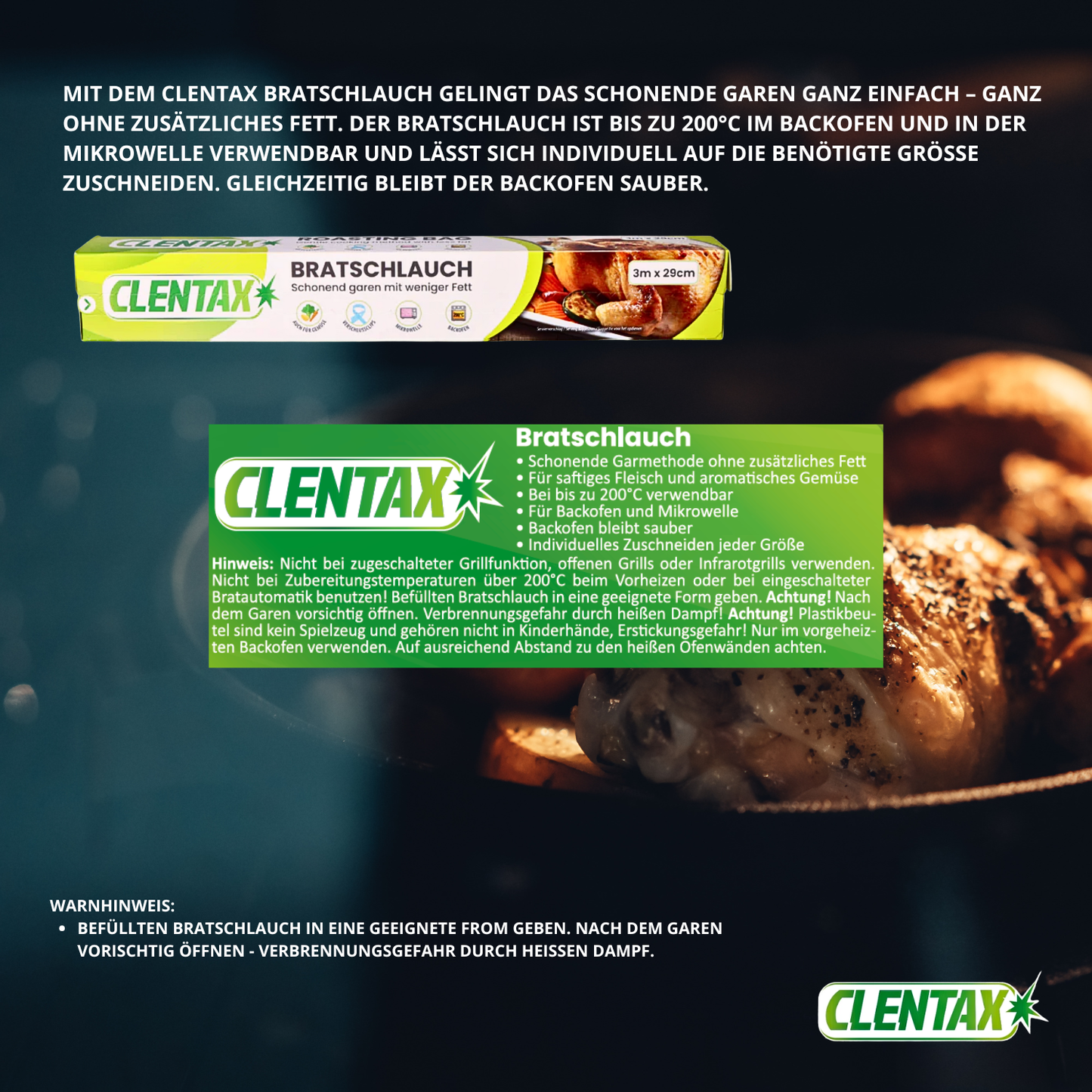 CLENTAX Bratschlauch 3m