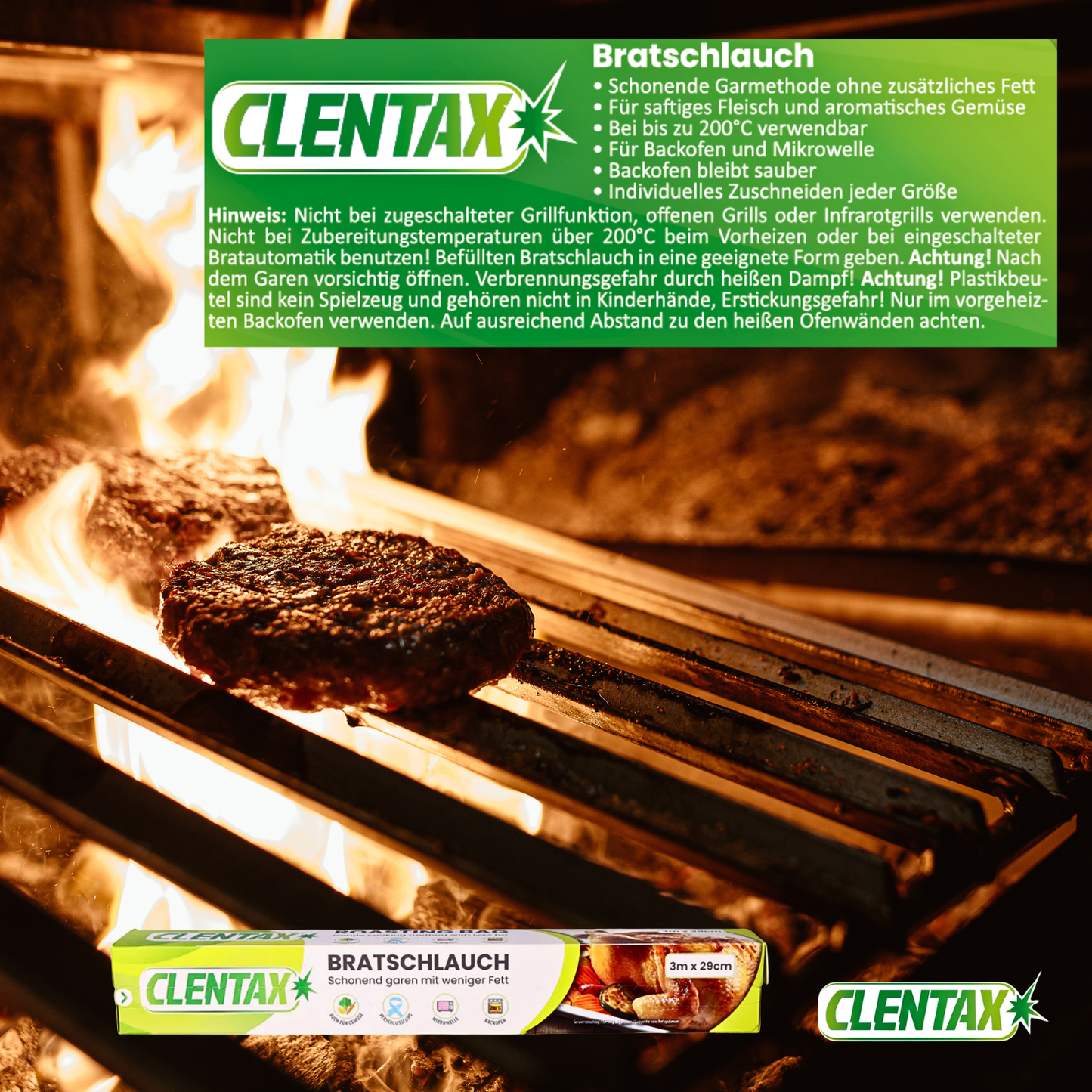 CLENTAX Bratschlauch 3m
