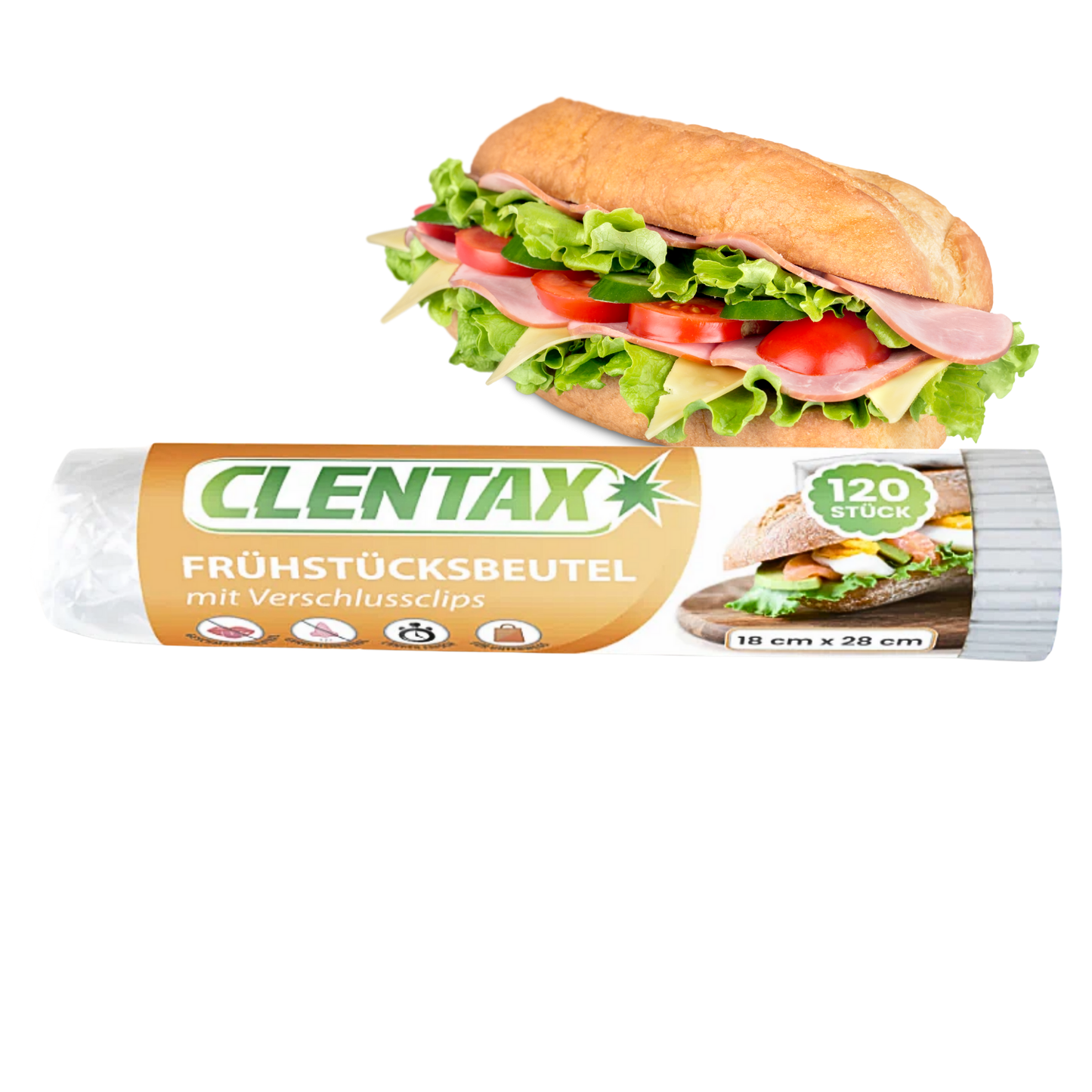 CLENTAX Frühstücksbeutel 120 Stk