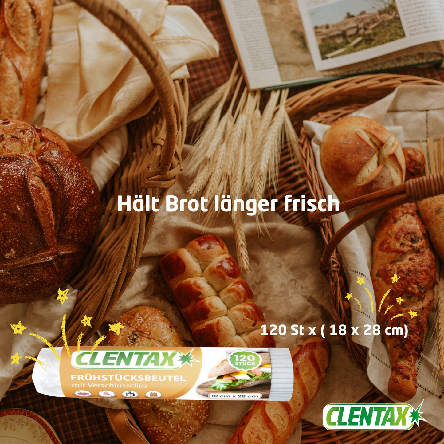 CLENTAX Frühstücksbeutel 120 Stk