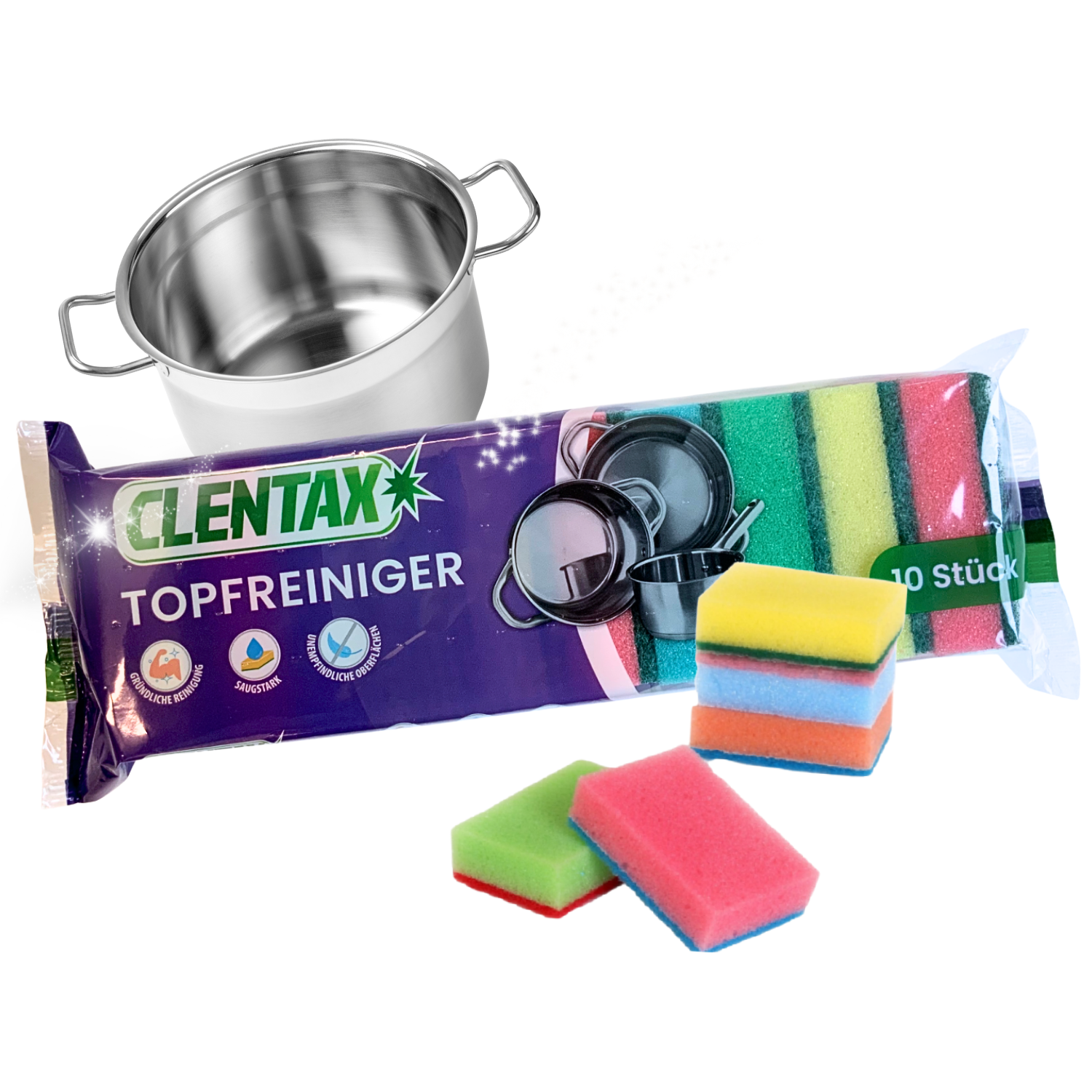 CLENTAX Topfreiniger 24 Pack x 10 Stk