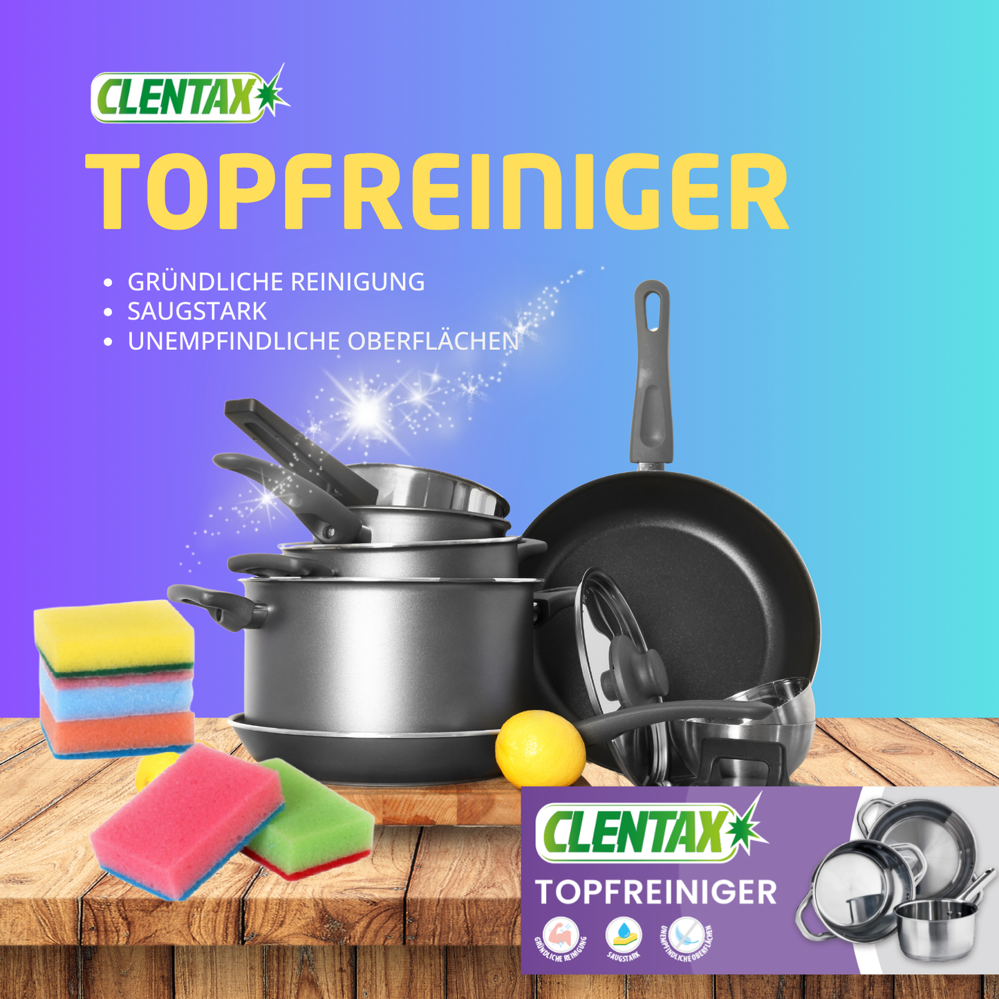 CLENTAX Topfreiniger 10 Stk