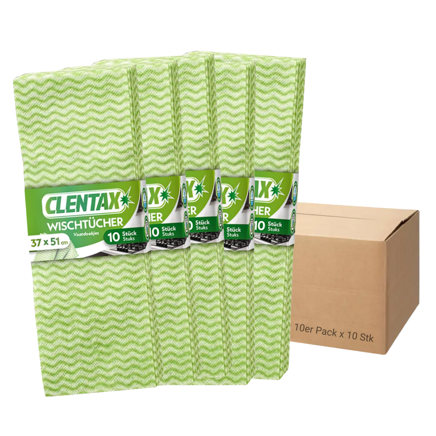 CLENTAX Wischtücher 10 x 10 St