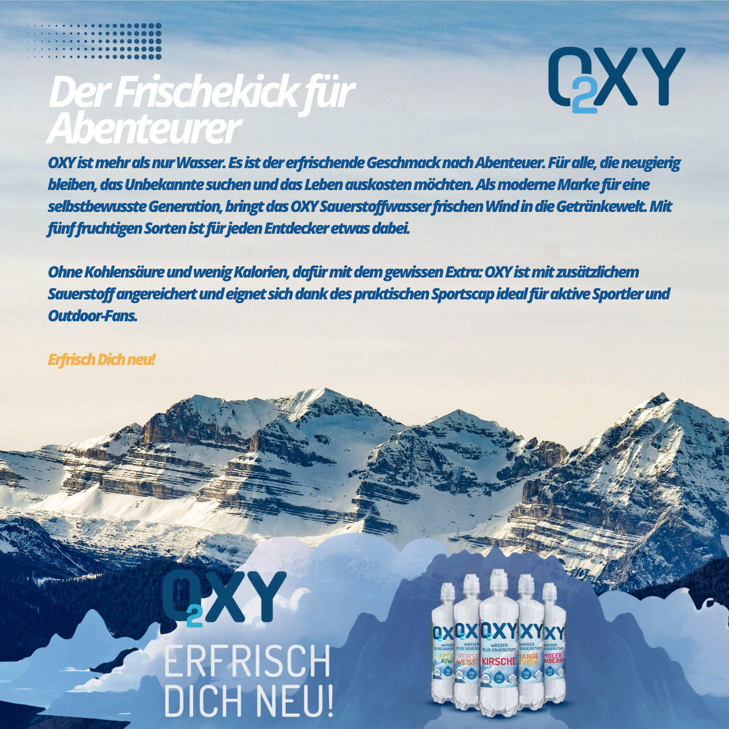 OXY O2 Pfirsich Weisser Tee 10 x 0.75l
