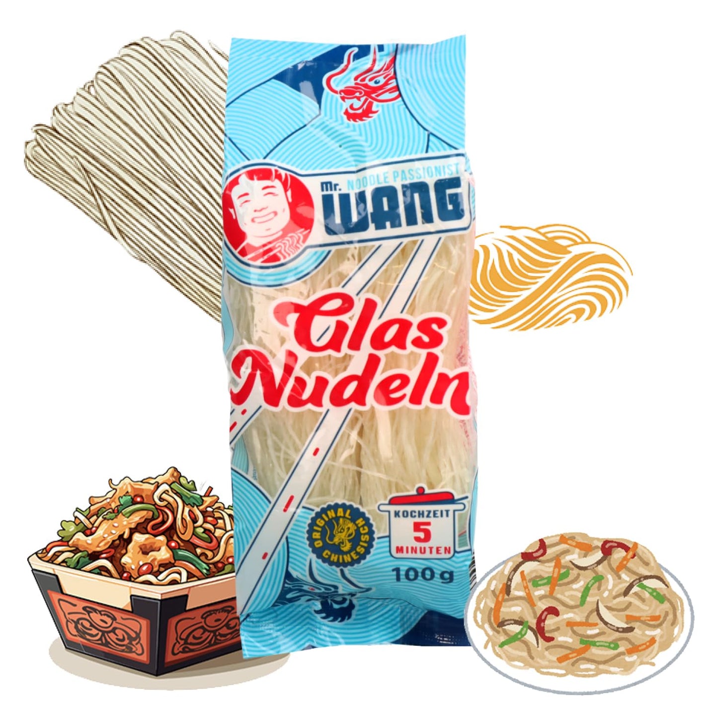 MR WANG Glasnudeln 100g