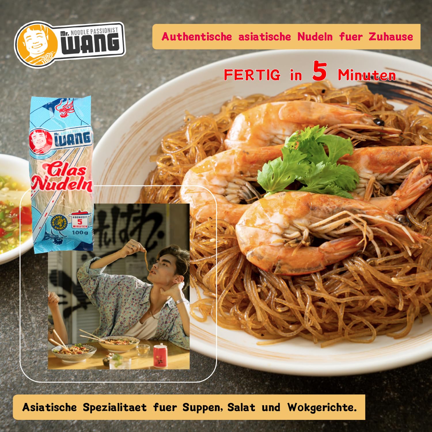 MR WANG Glasnudeln 100g