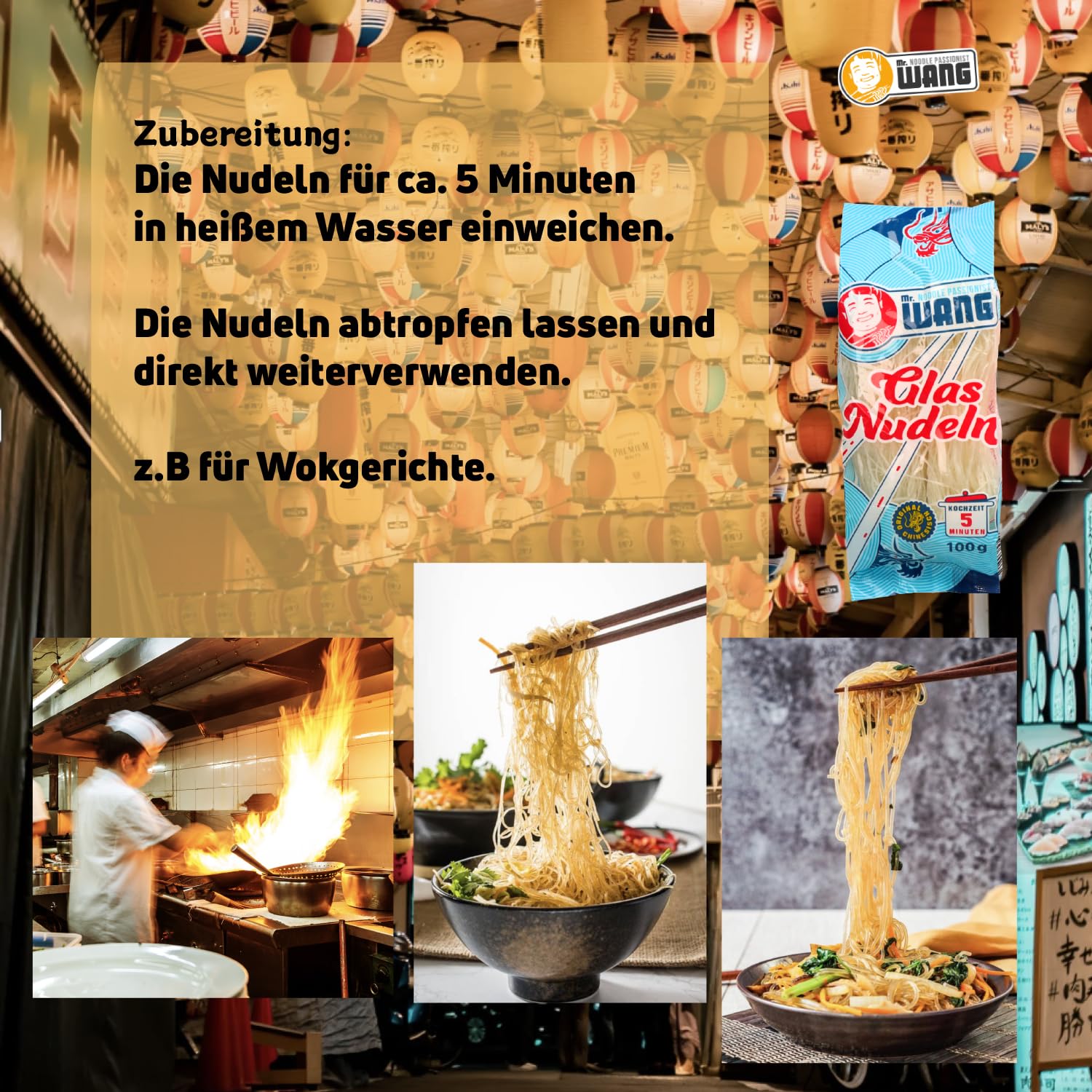 MR WANG Glasnudeln 36 x 100