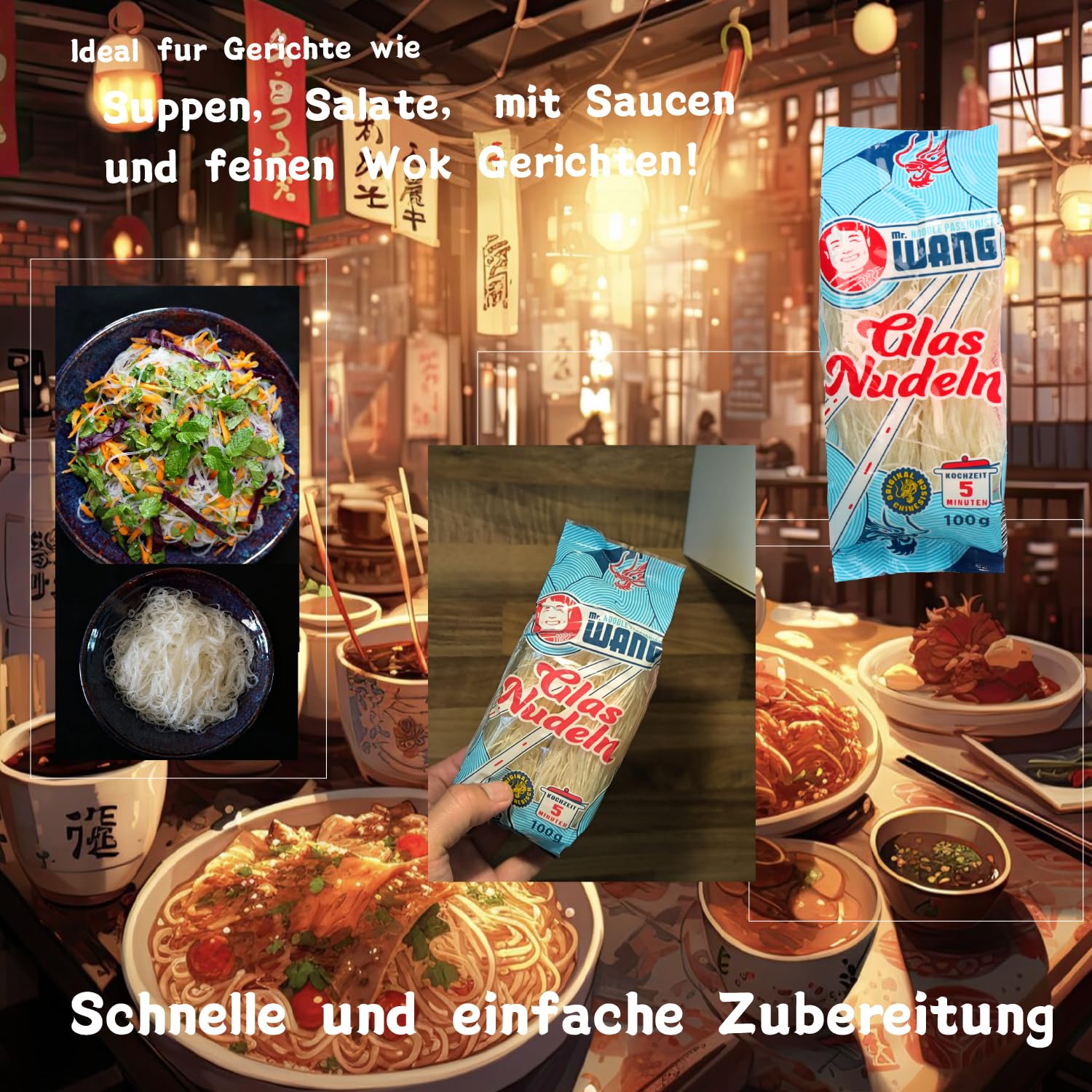 MR WANG Glasnudeln 100g