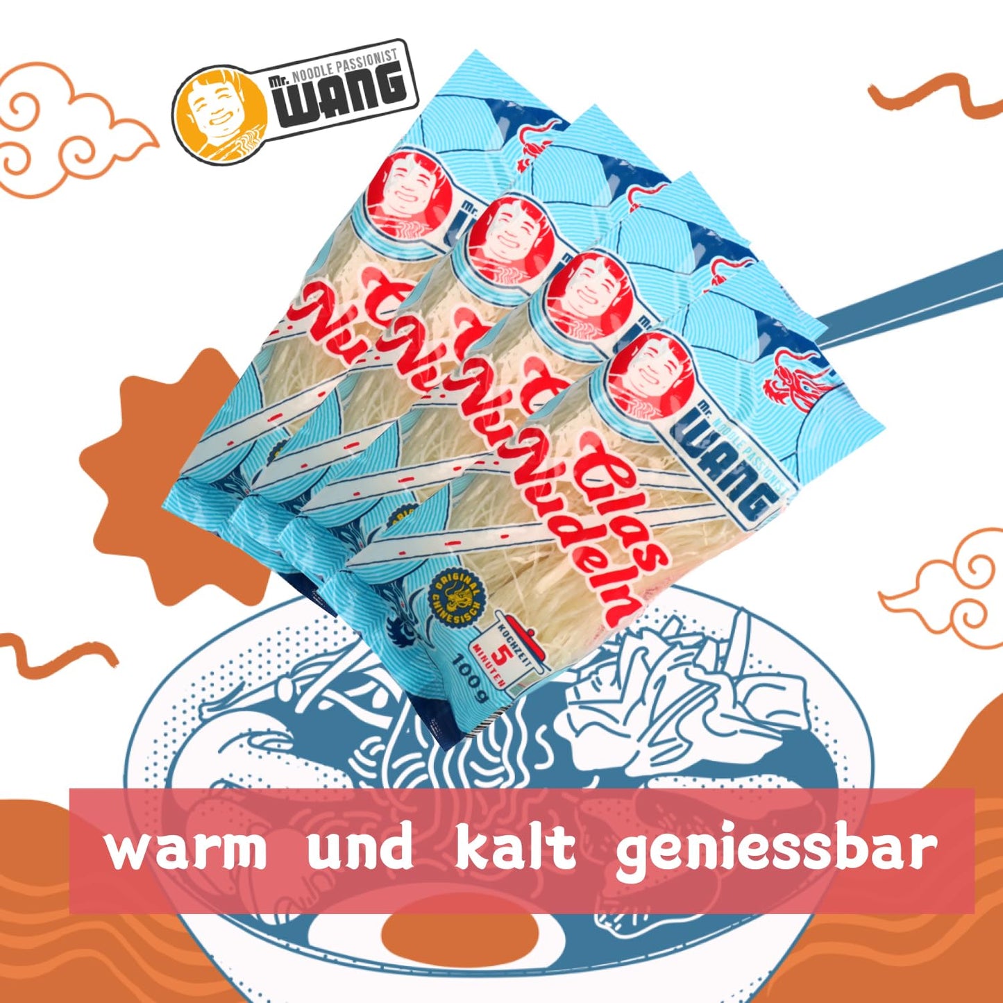 MR WANG Glasnudeln 100g