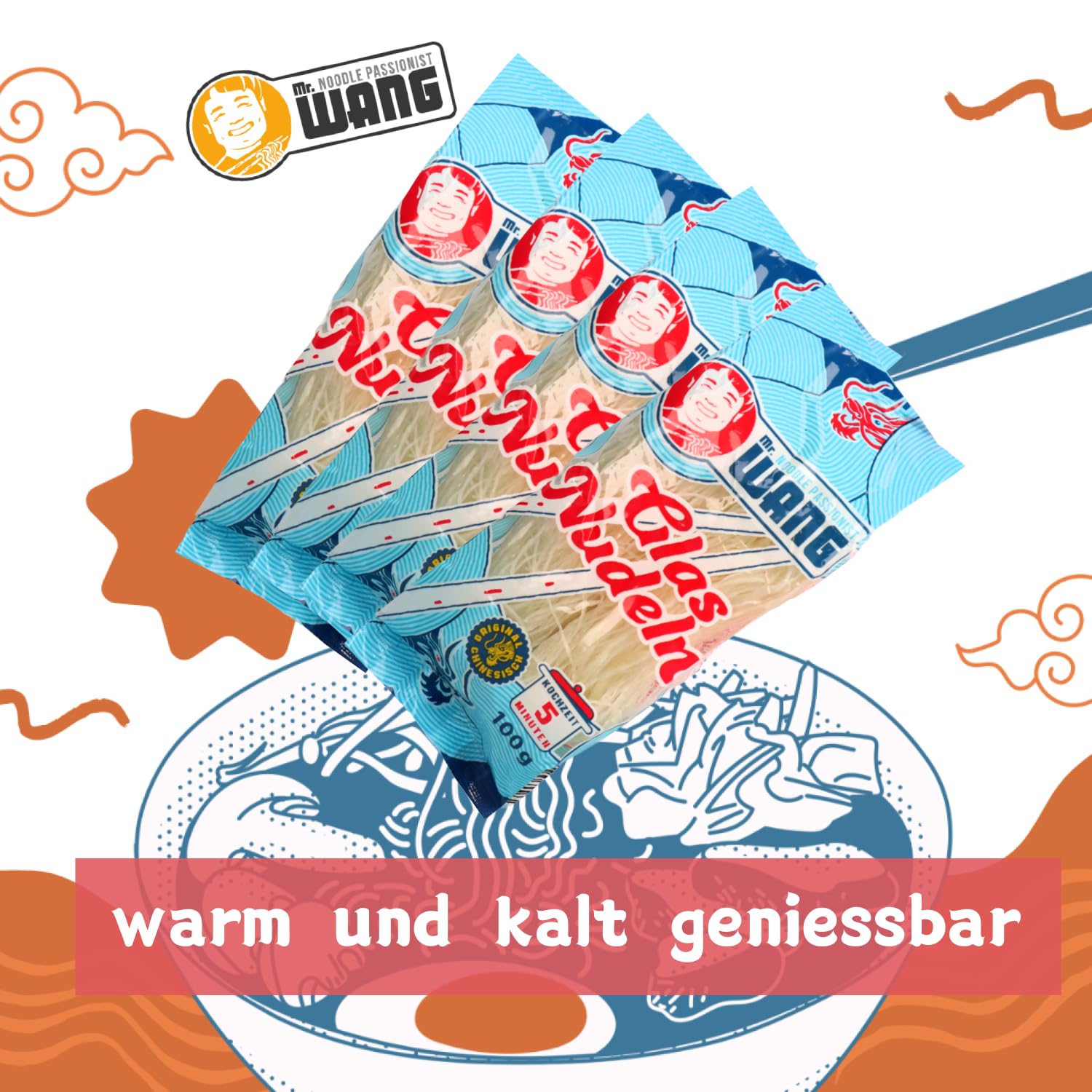 MR WANG Glasnudeln 100g