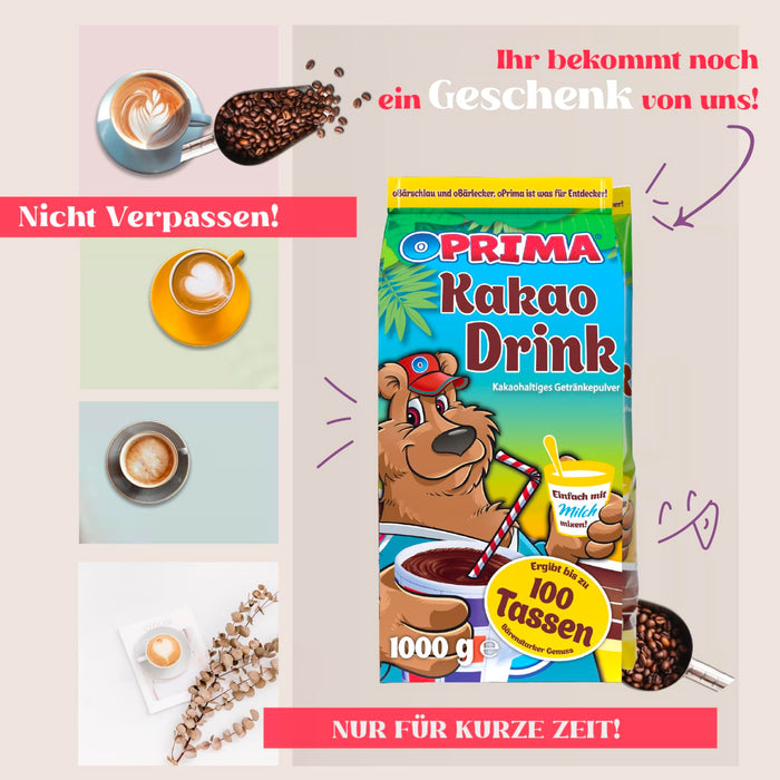 HEARTS Cappuccino Eiskaffee Trinkschokolade 11er Mix á 1kg