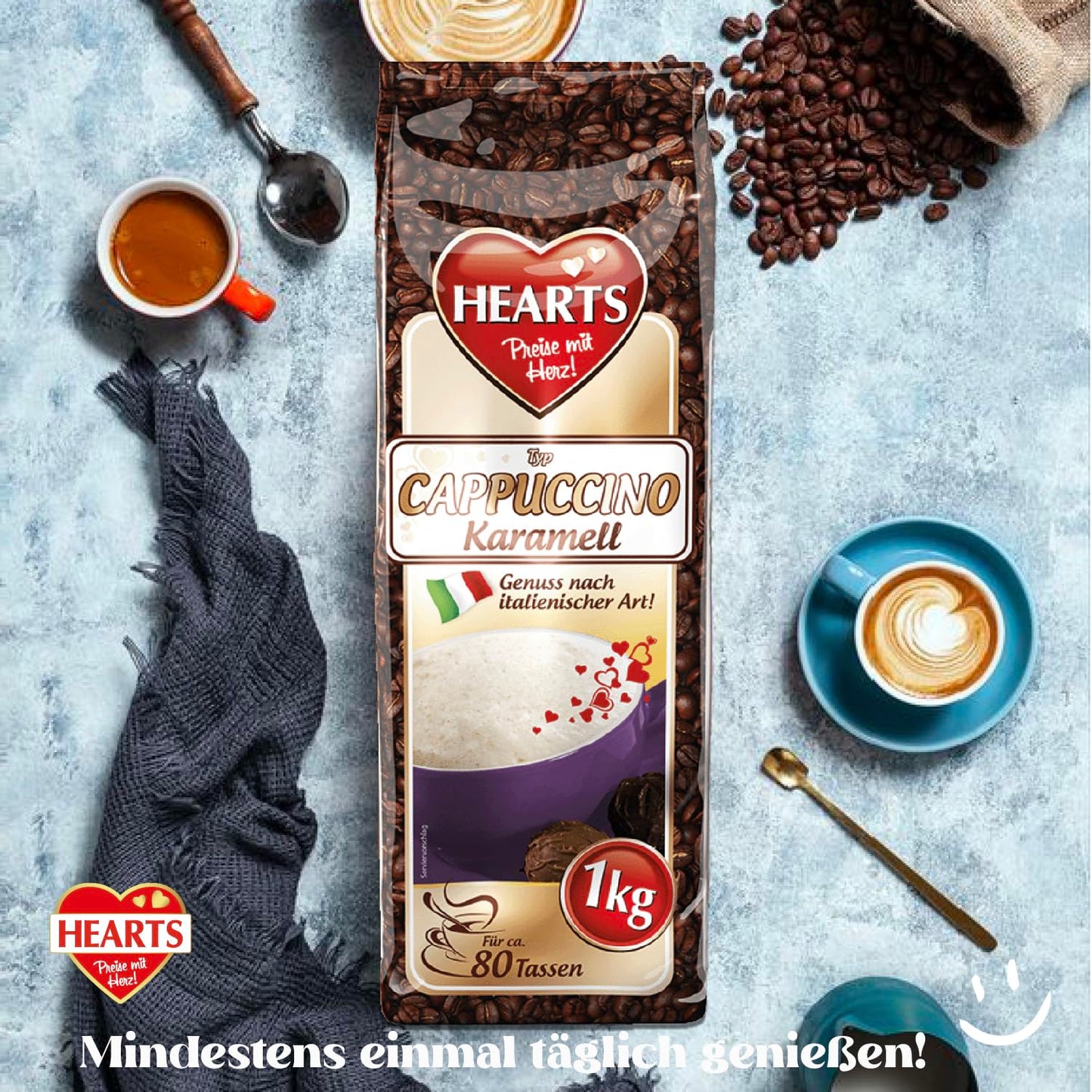 HEARTS Cappuccino Karamell 1kg