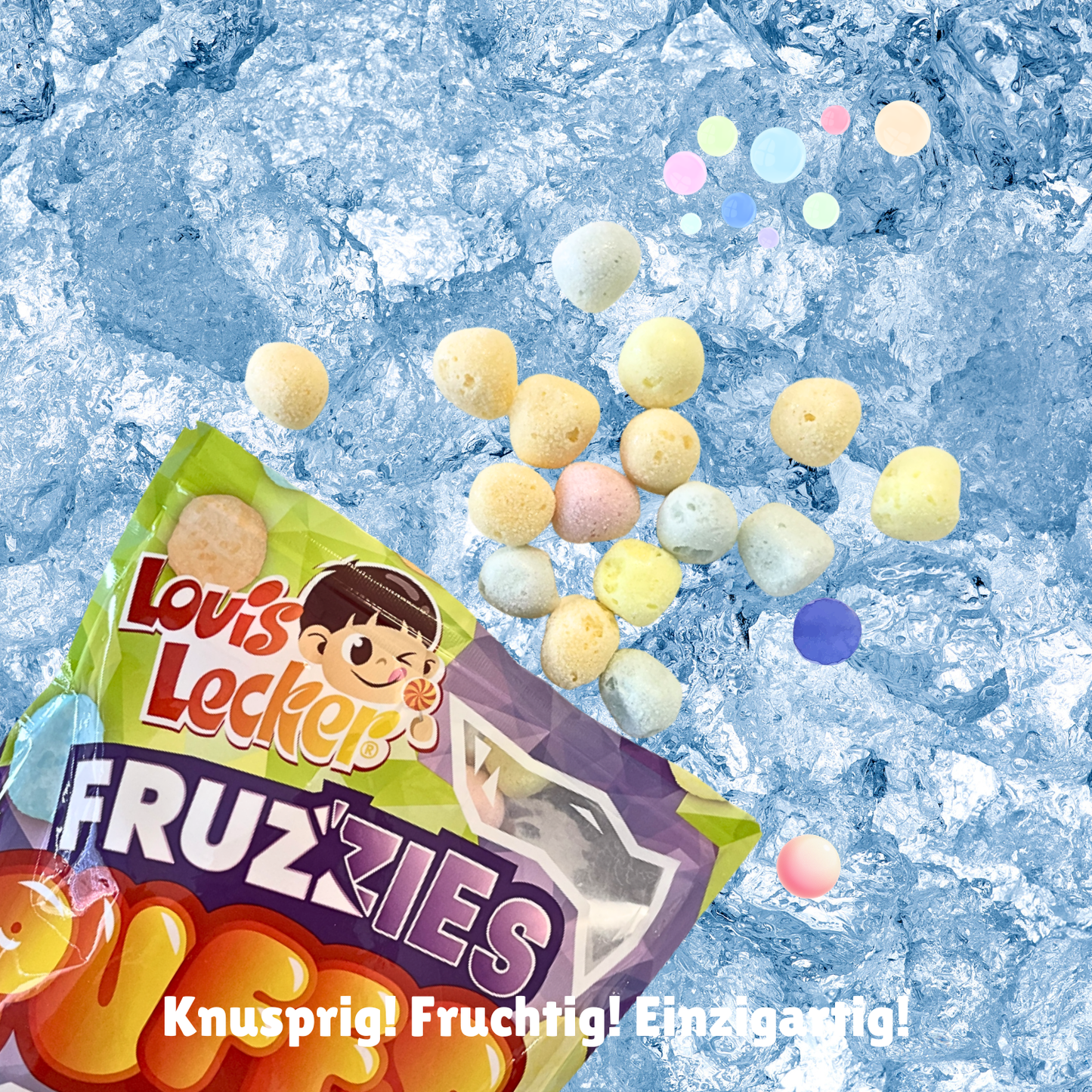 LOUIS LECKER Gefriergetrocknete knusprige Puffs 12 x 85g