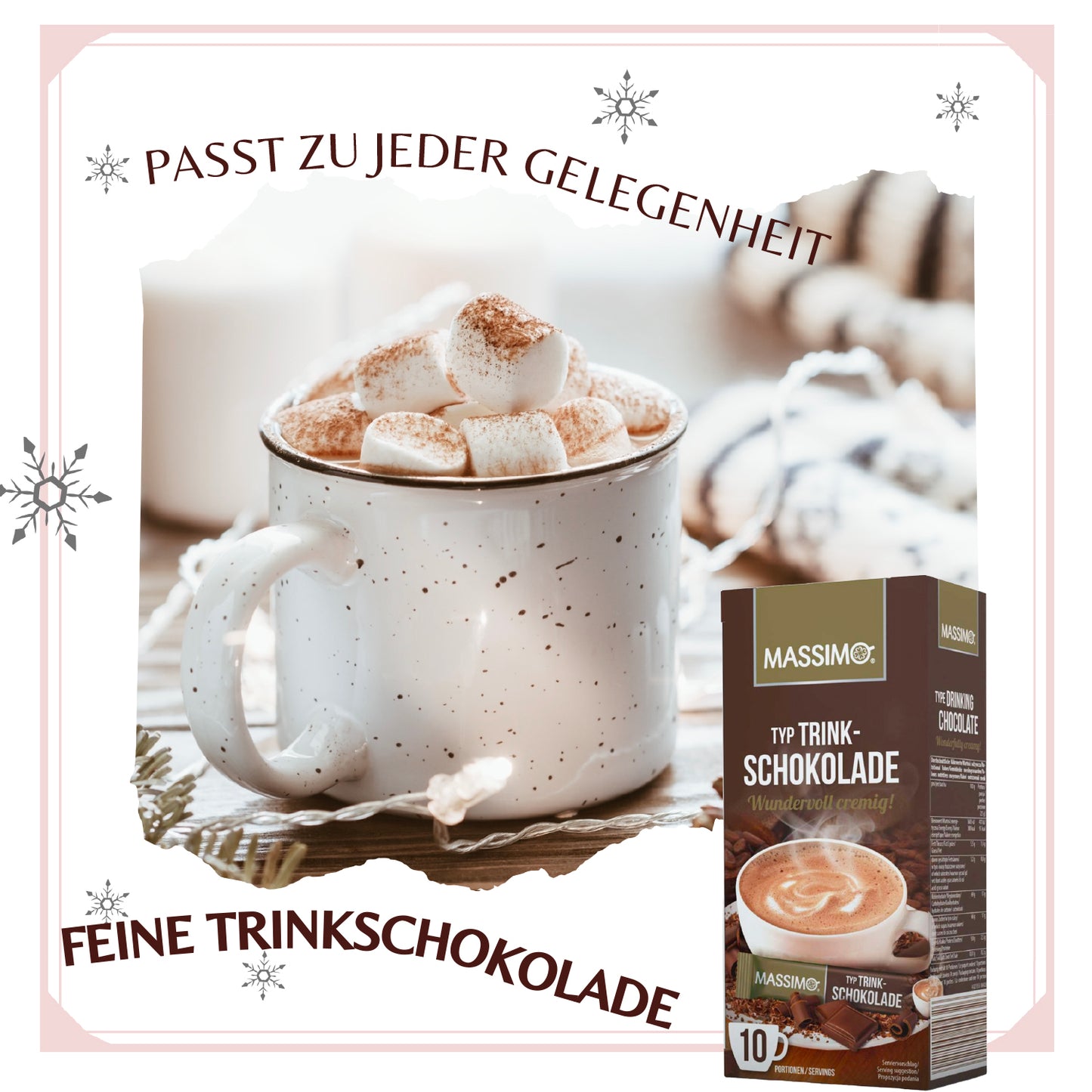 MASSIMO Feine Trinkschokolade 16 x 250g