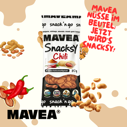 MAVEA Erdnüsse mit Chili 80g