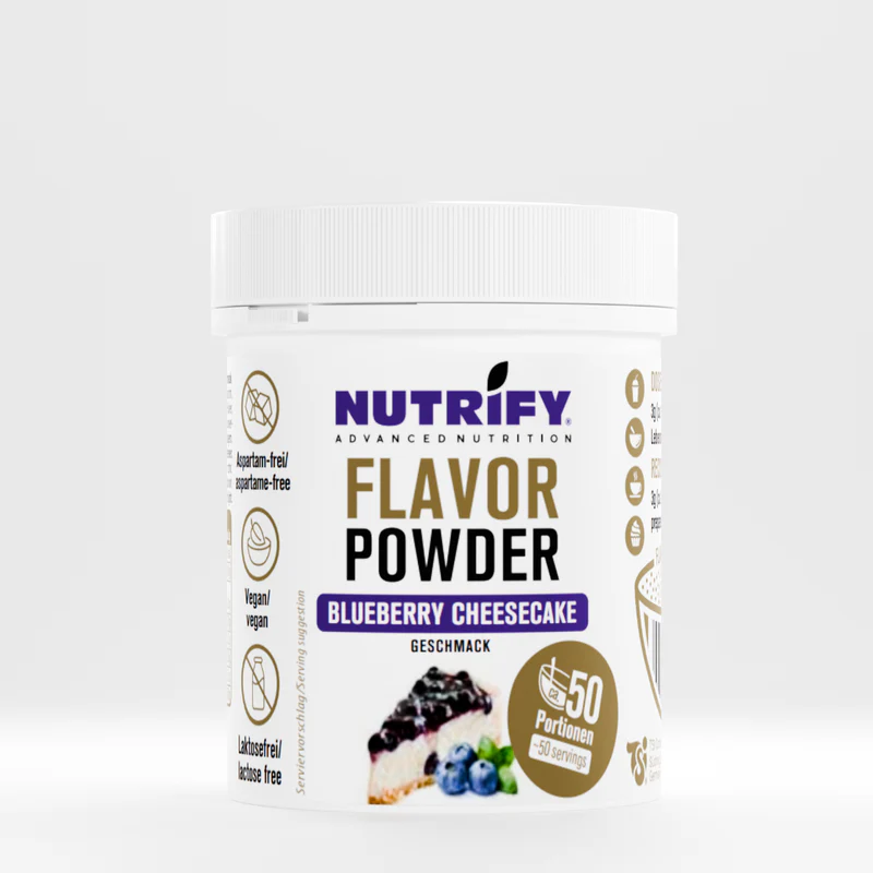 NUTRIFY Flavor Powder Blueberry Cheesecake 3 x 150 g Geschmackspulver