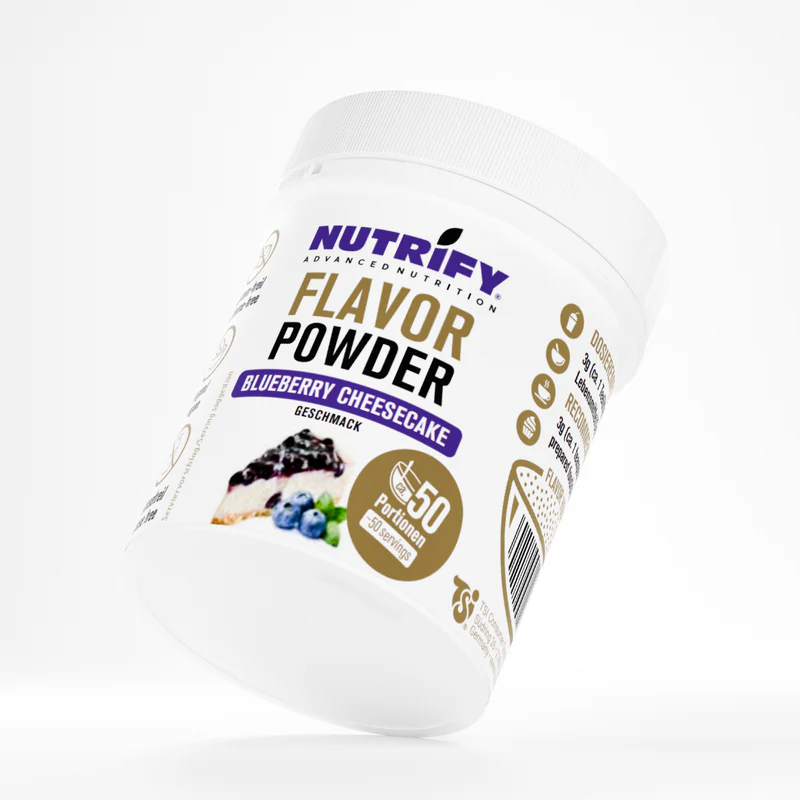 NUTRIFY Flavor Powder Blueberry Cheesecake 3 x 150 g Geschmackspulver