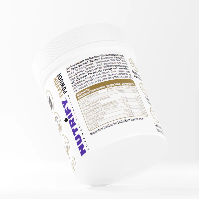 NUTRIFY Flavor Powder Blueberry Cheesecake 3 x 150 g Geschmackspulver