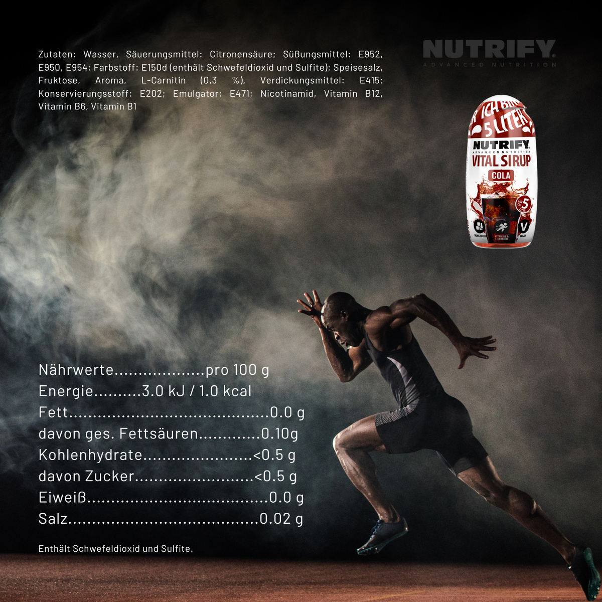 NUTRIFY Vital Sirup Cola 65ml