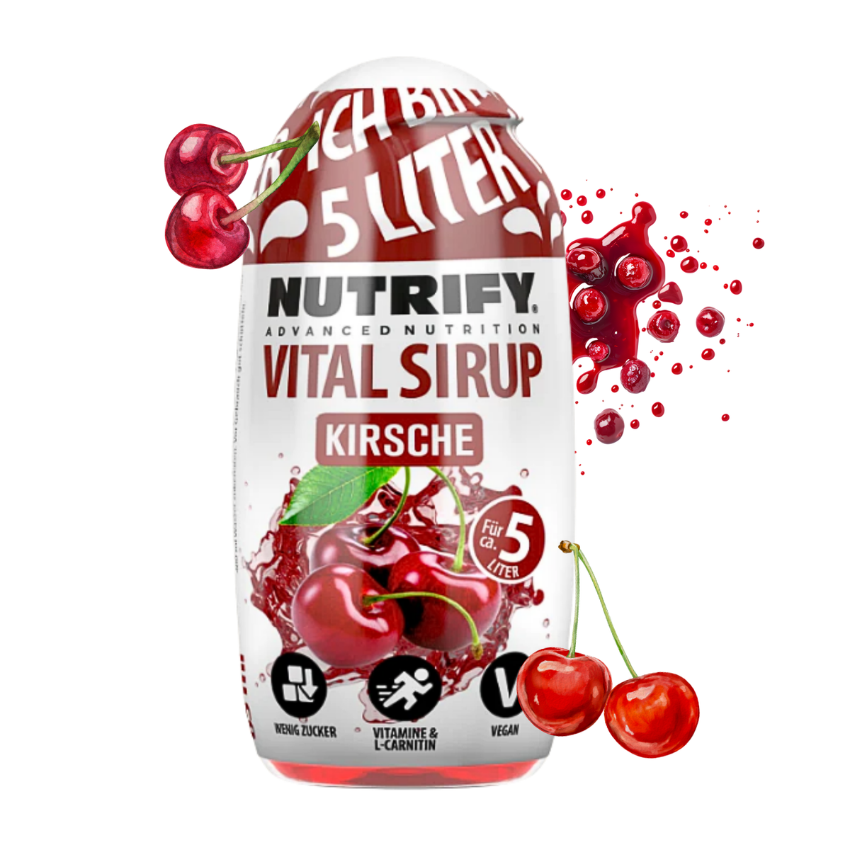 NUTRIFY Vital Sirup Kirsch Cherry 65ml