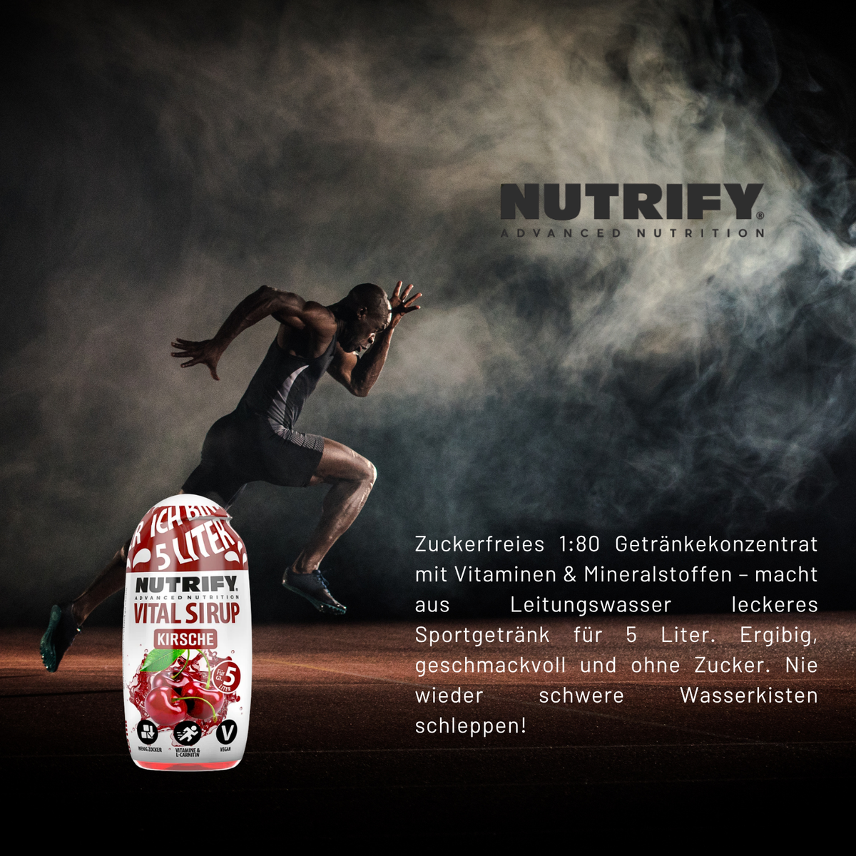 NUTRIFY Vital Sirup Kirsch Cherry 65ml