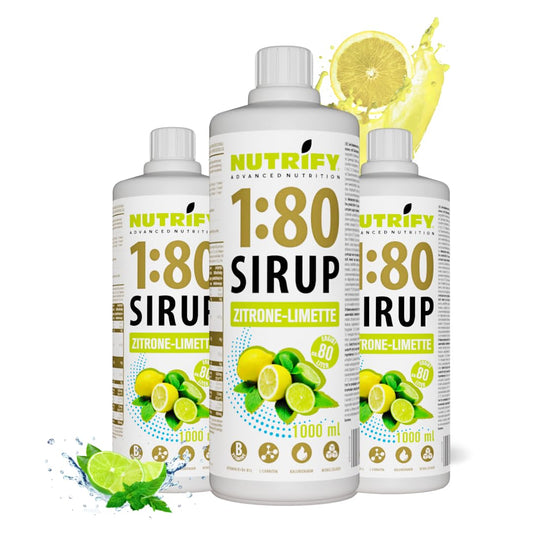 NUTRIFY Vital Drink Sirup 1:80 Zitrone Limette 1L
