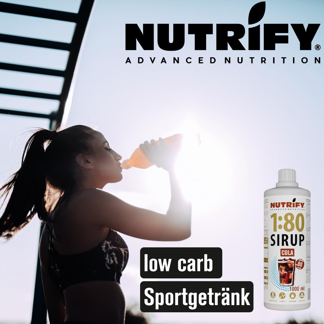 NUTRIFY Vital Drink Sirup 1:80 Cola 1L - 12er VPE