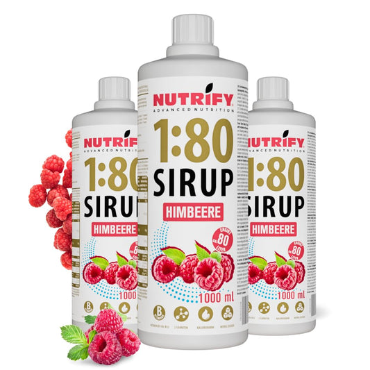 NUTRIFY Vital Drink Sirup 1:80 Himbeere 1L
