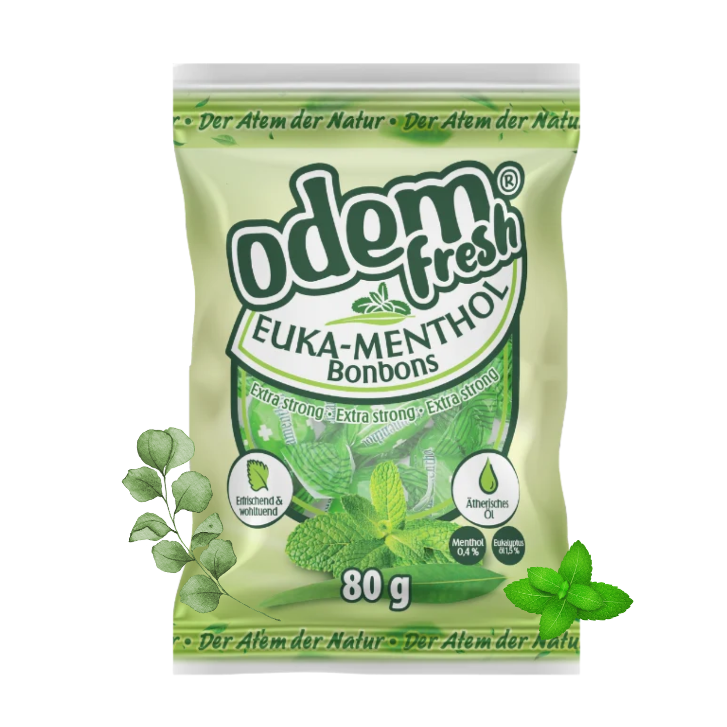 ODEM Euka Menthol Bonbons 80g