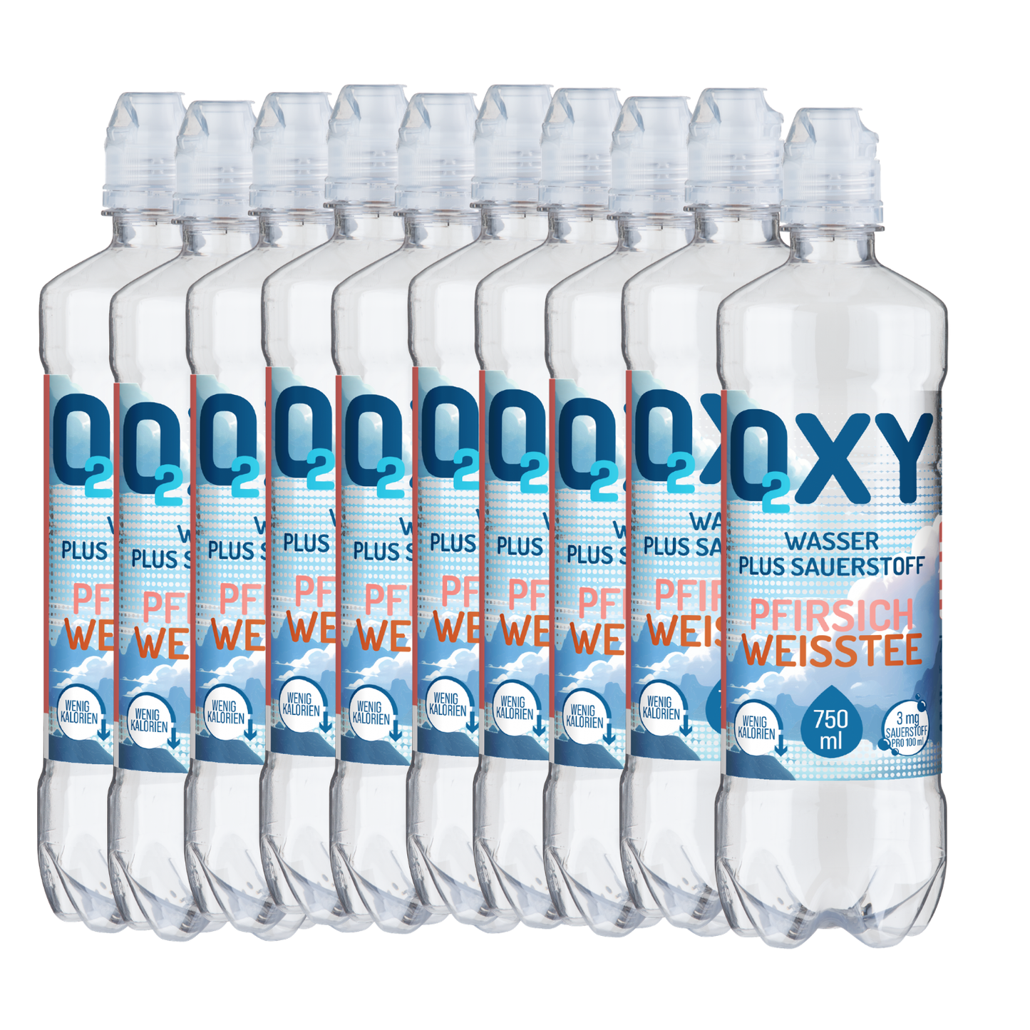 OXY O2 Pfirsich Weisser Tee 10 x 0.75l