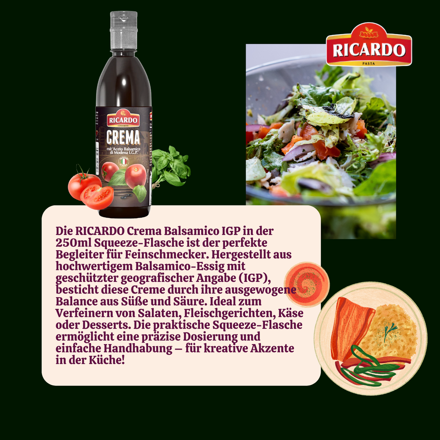 RICARDO Crema Balsamico IGP 250ml