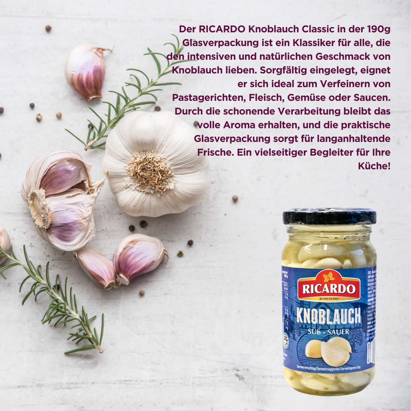 RICARDO Knoblauch Classic 190g