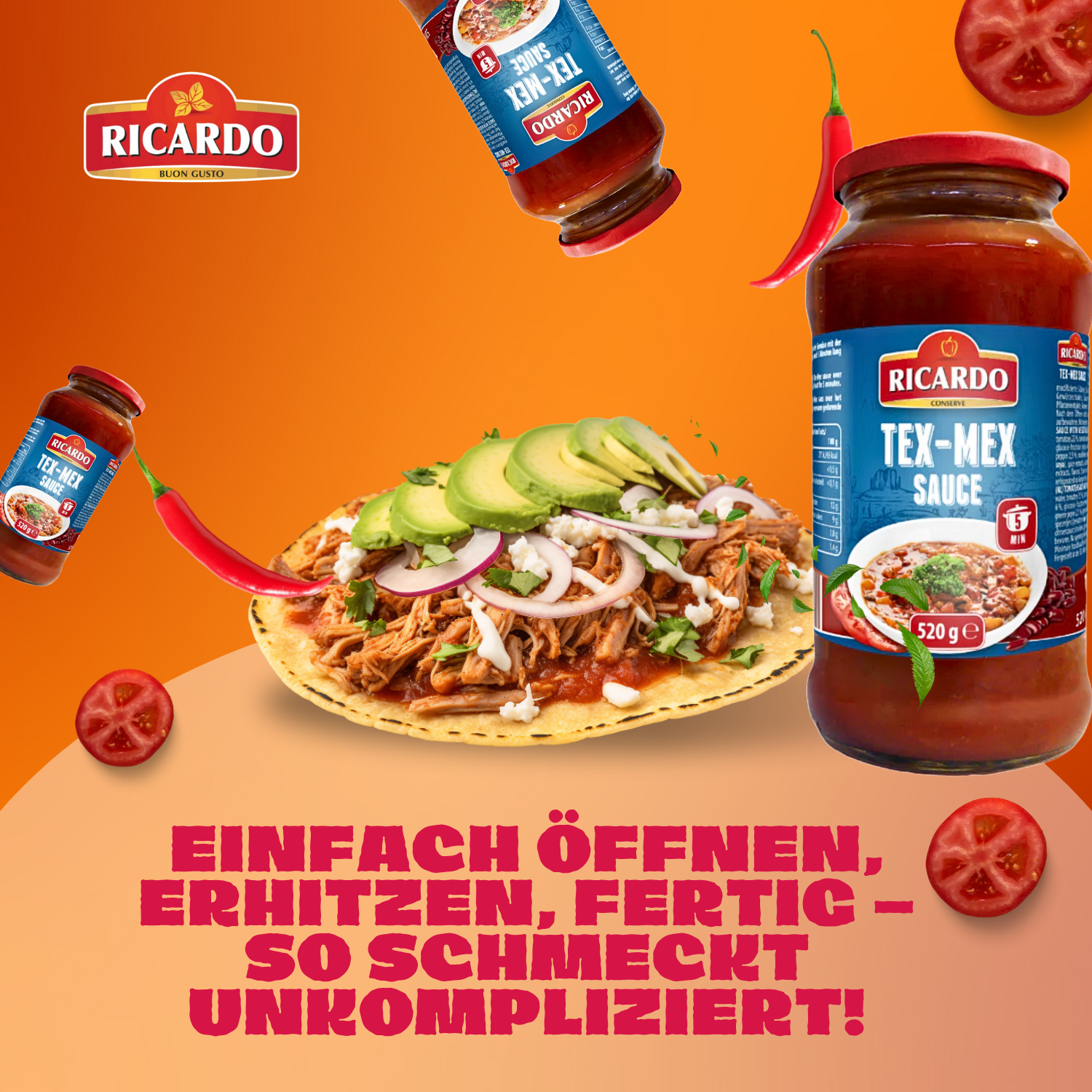 RICARDO Mexikanische Sauce 520g