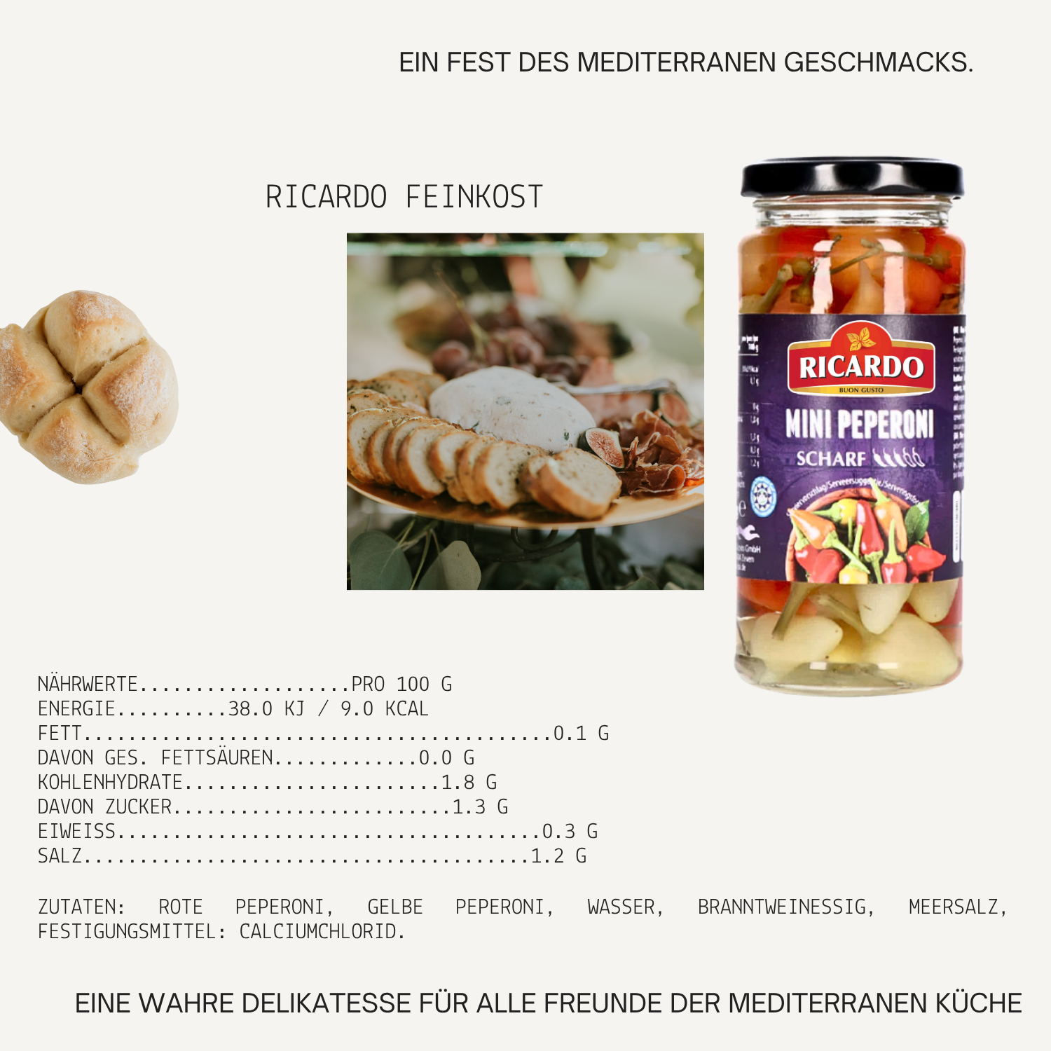 RICARDO Mini Peperoni 12 x 250g