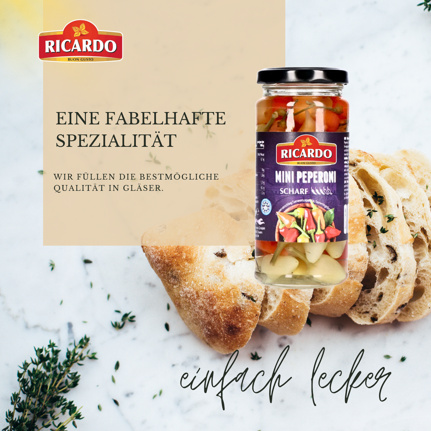 RICARDO Mini Peperoni 12 x 250g