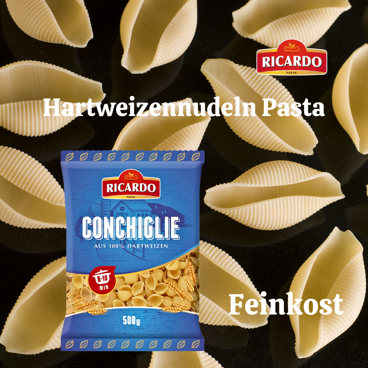 RICARDO Muschelnudeln 500g