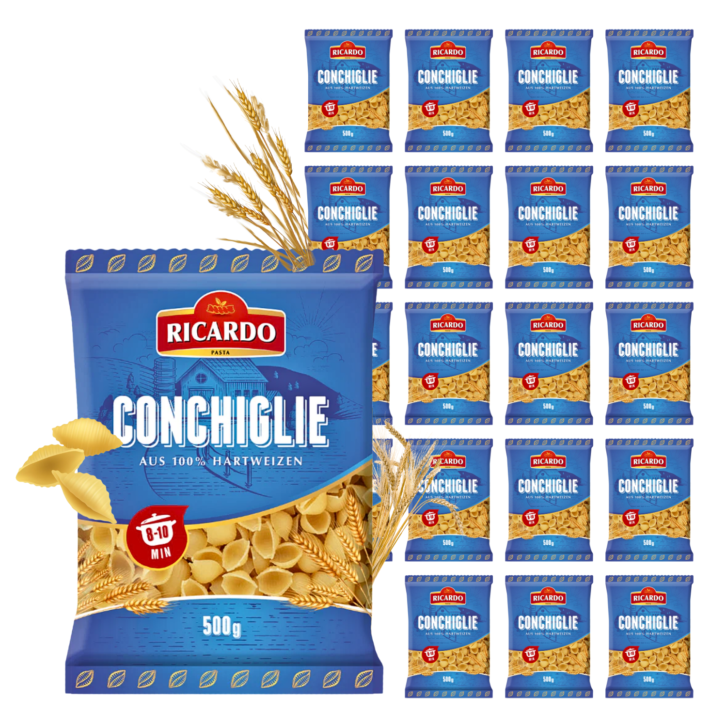 RICARDO Muschelnudeln 20 x 500g