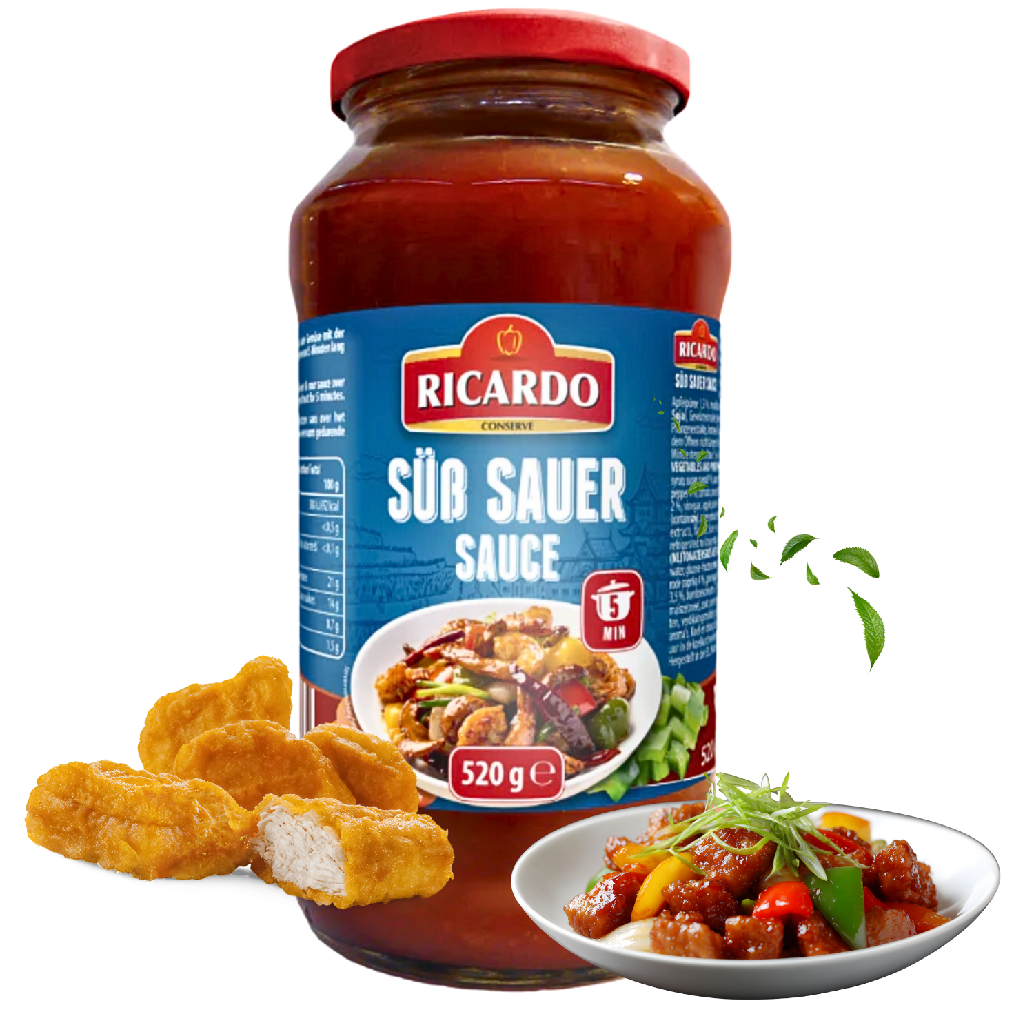 RICARDO Süß-Sauer Sauce 12 x 520g