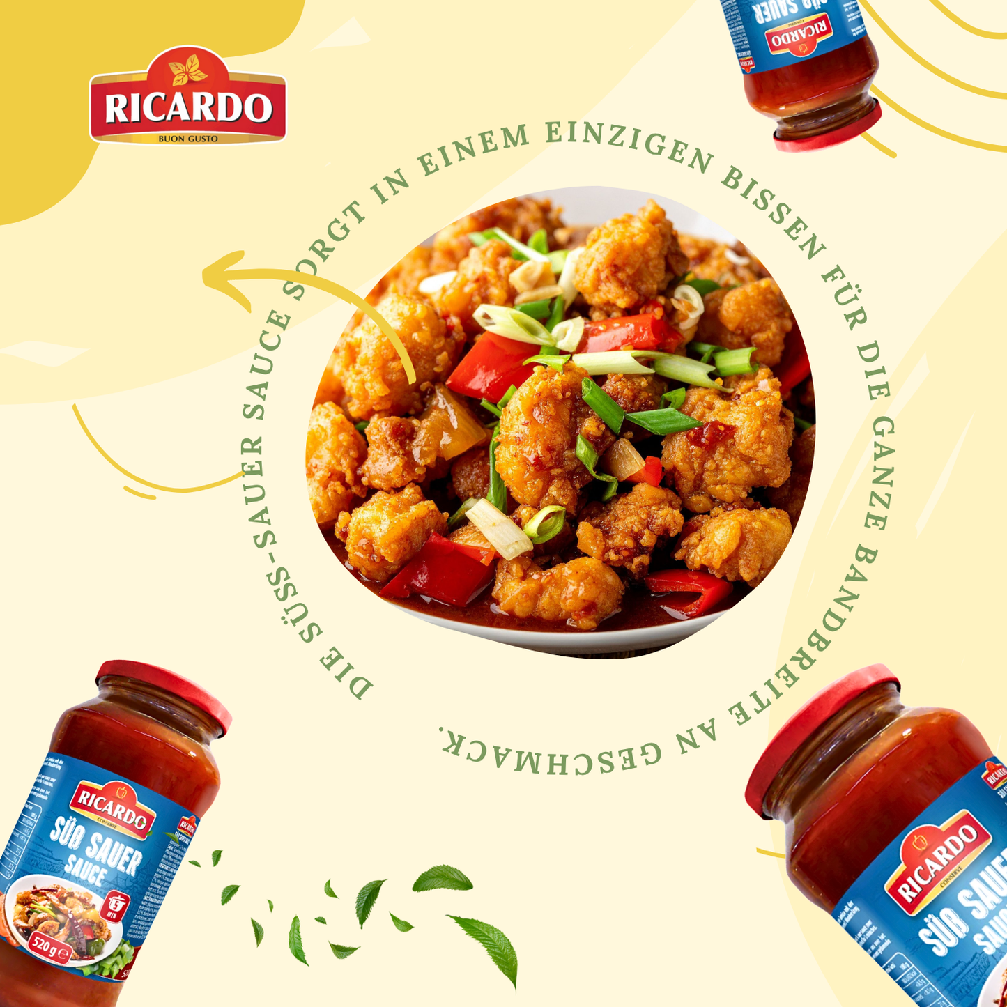 RICARDO Asia Süß Sauer Sauce 1 x 520g