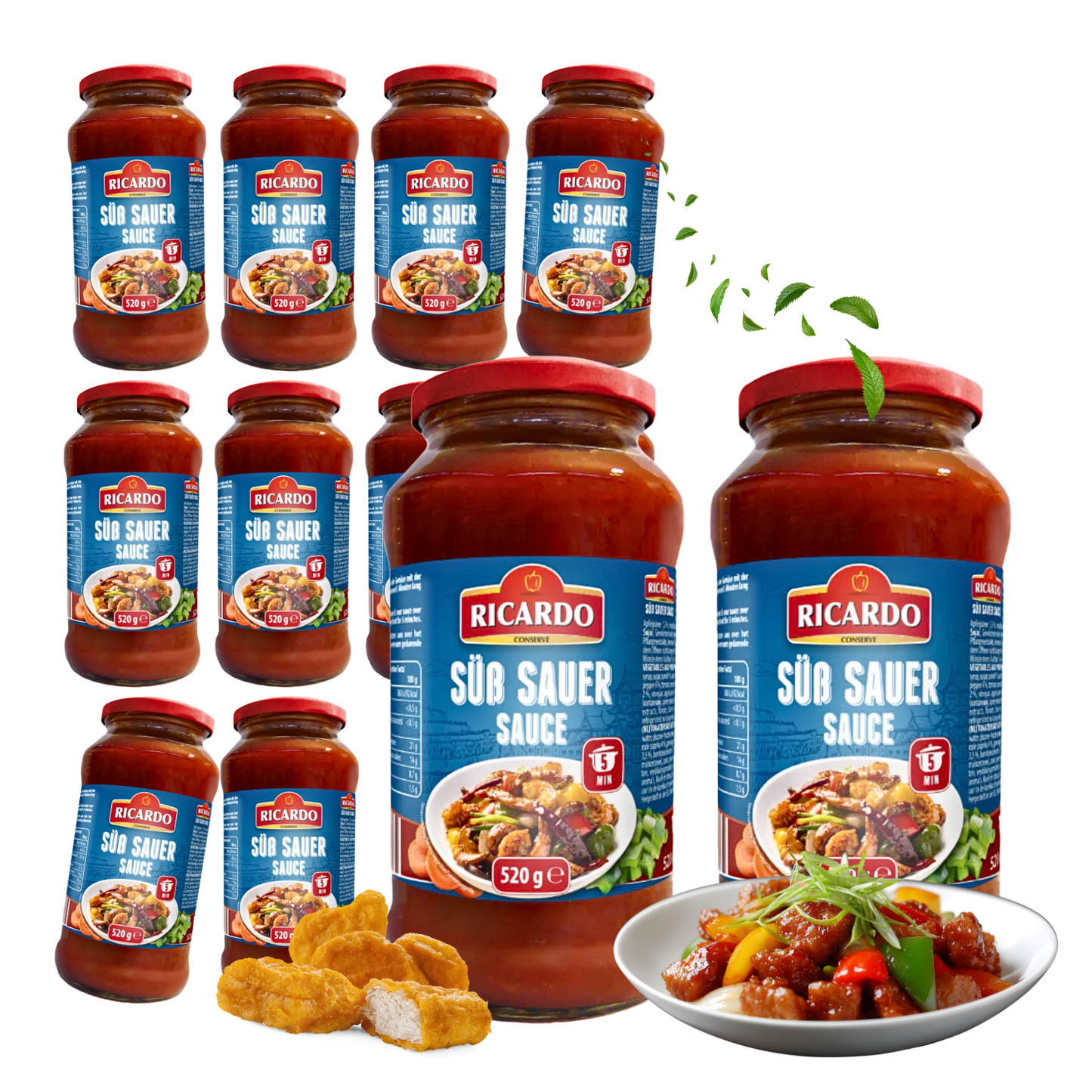 RICARDO Süß-Sauer Sauce 12 x 520g