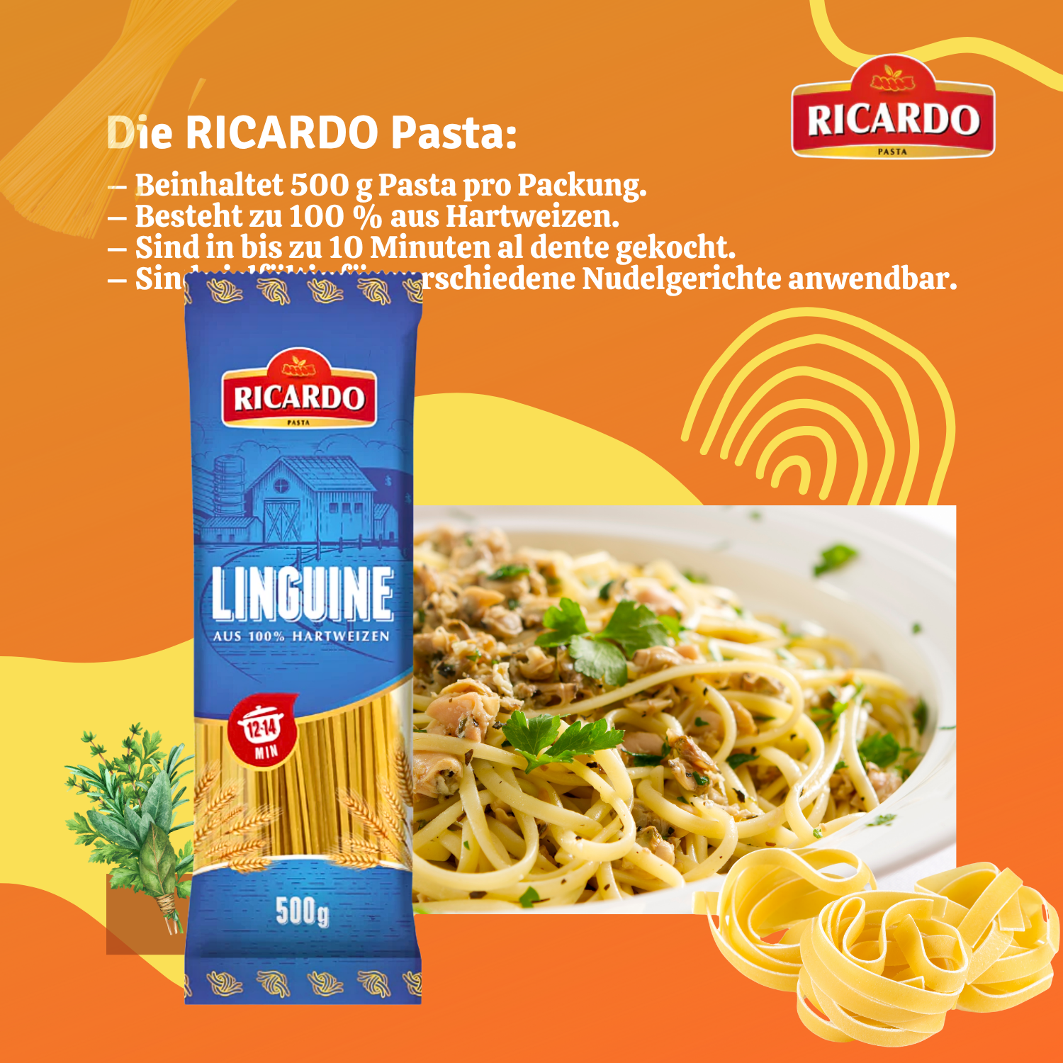RICARDO Linguine 20 x 500g