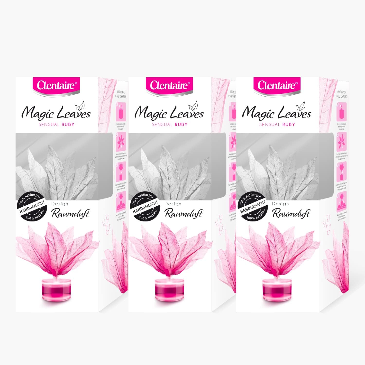 CLENTAIRE Raumduft 3 x 50ml Rubin