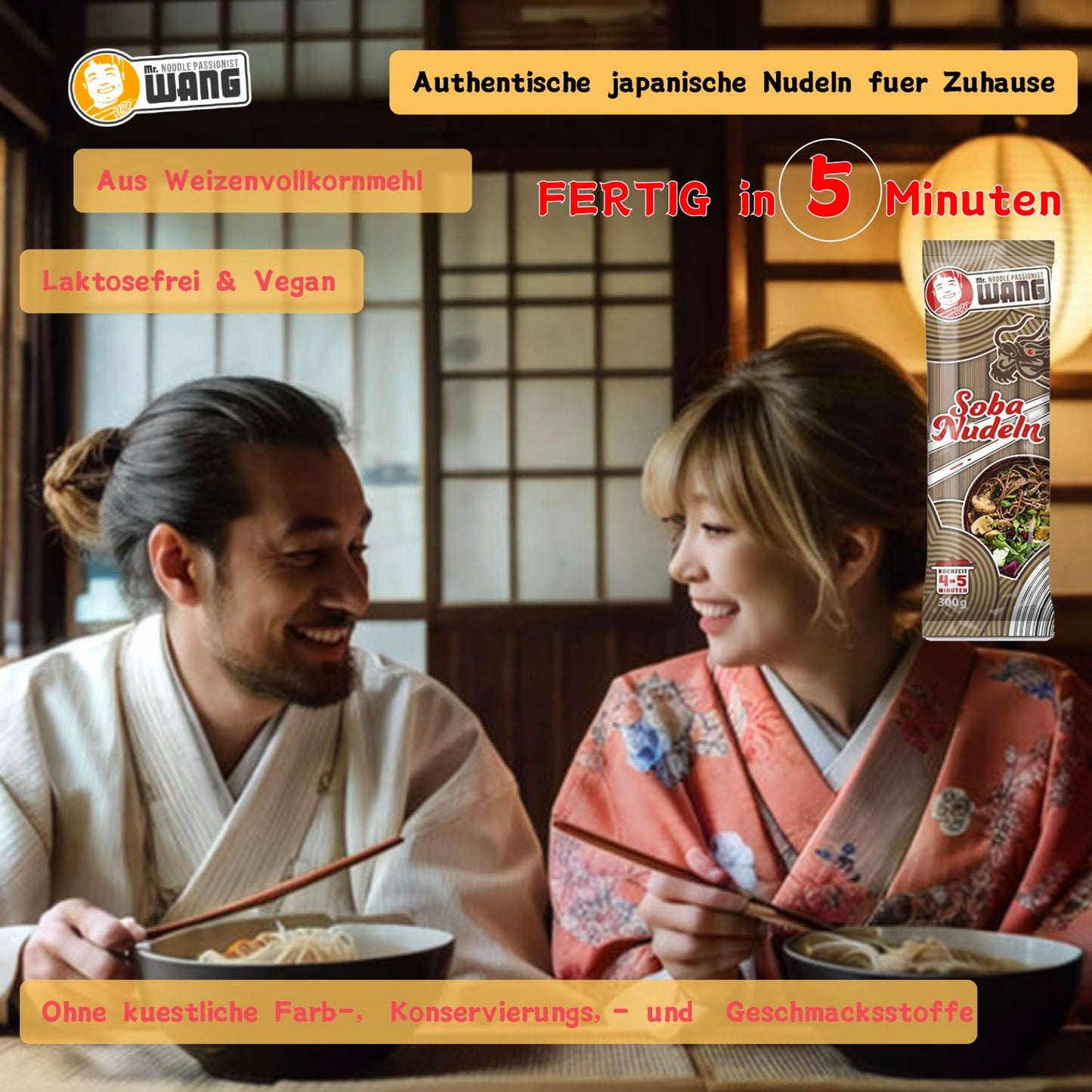 MR WANG Soba Nudeln 300g