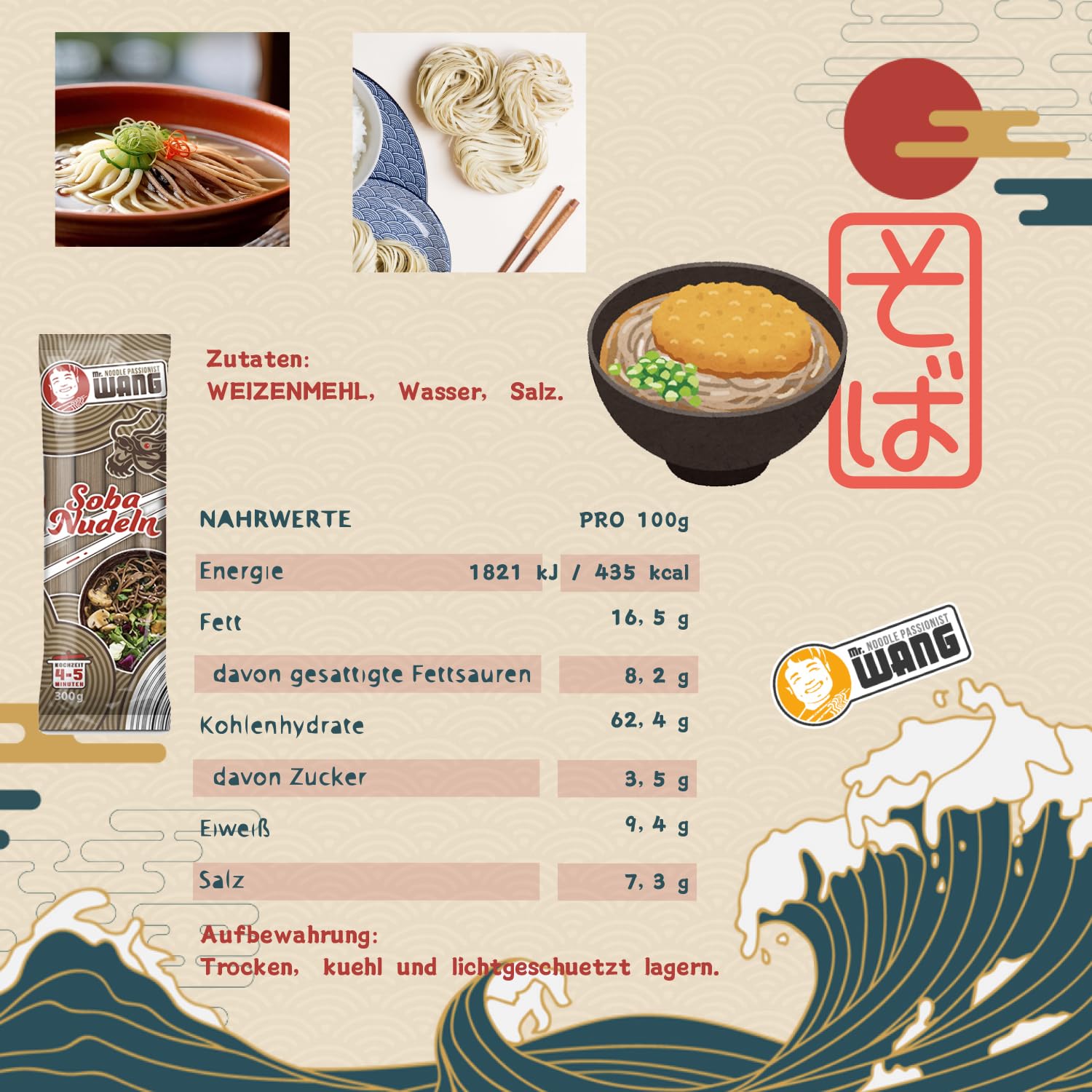 MR WANG Soba Nudeln 36 x 300g