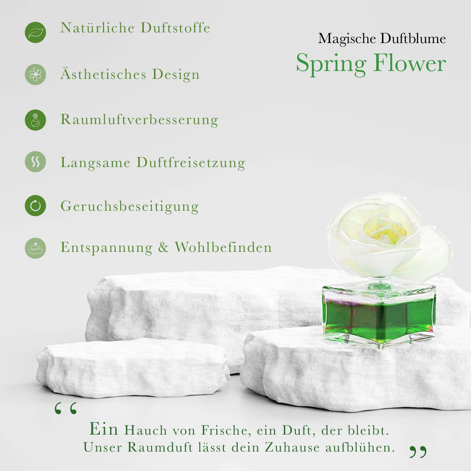 CLENTAIRE Raumduft 3 x 75ml Spring Flower