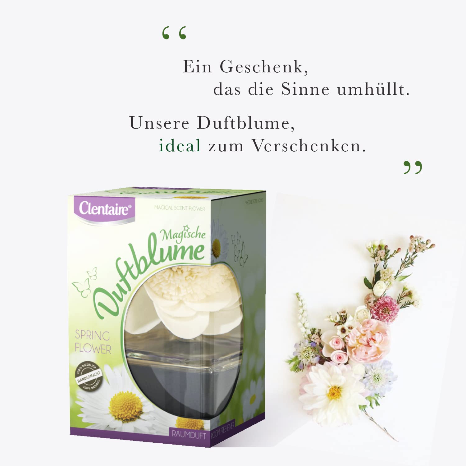 CLENTAIRE Raumduft 3 x 75ml Spring Flower